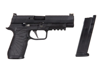 WE F17 Réplica Pistola Gas Verde Negro