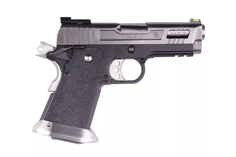 Réplique de pistolet Hi-Capa 3.8 Force Velociraptor - argent 