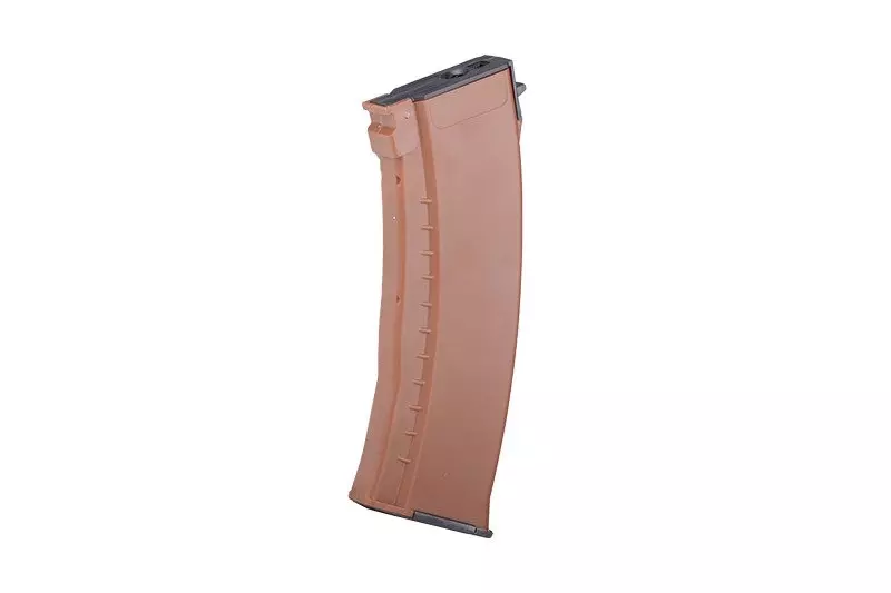 Magazynek mid-cap 120 kulek do replik typu AK74 - brązowy