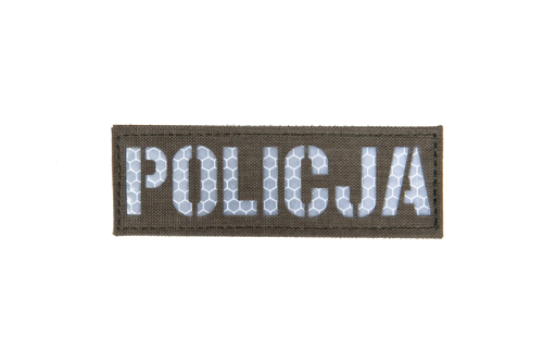 POLICE Badge réfléchissant - Vert Ranger