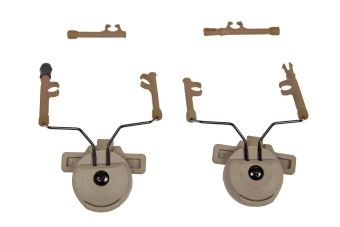 Adaptador de auriculares Comtac para raíles Team Wendy - Dark Earth