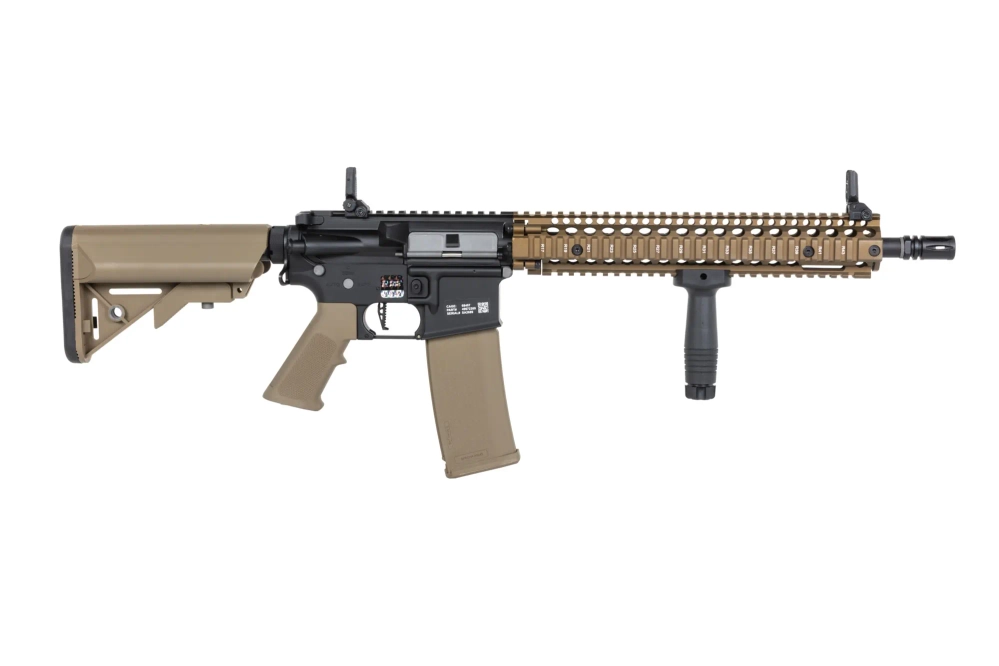 Specna Arms Daniel Defense® MK18 SA-P26 Prime™ Aster II ETU airsoft Carbine with Single Fire Only Chaos Bronze Brushless Motor