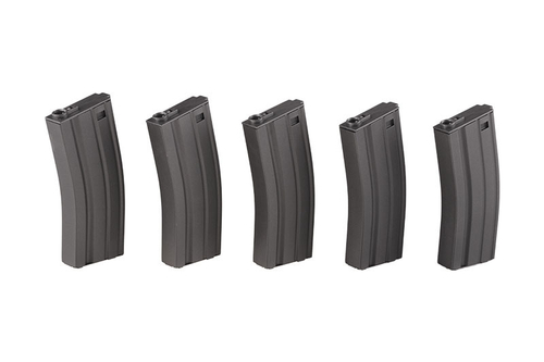 Juego de 5 magasynks mid-cap 100 balines para M4/M16 - gris