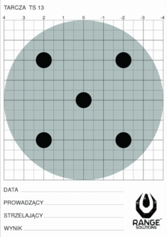 Range Solutions TS-13 shooting target - 100 pieces