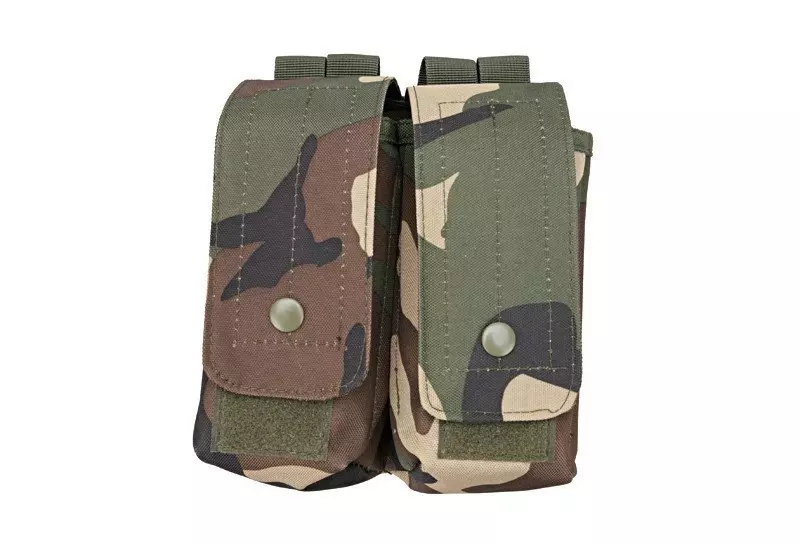Double AK magazine pouch - woodland