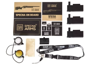SA-S02 CORE™ Sniper Rifle Replica with Scope and Bipod - Black