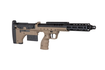 Replika odstřelovací pušky Desert Tech SRS-A2/M2 Covert 16" (pro leváky) FDE