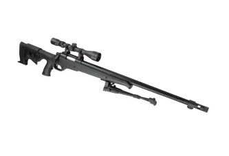 Fusil de airsoft rifle de francotirador MB11D con mira y bípode