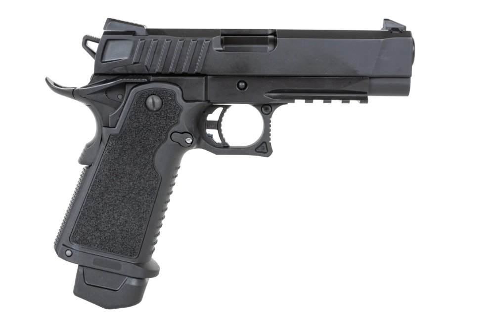 Pistolet ICS Hi-Capa Legacy Dual Power airsoft (avec chargeur CO2)