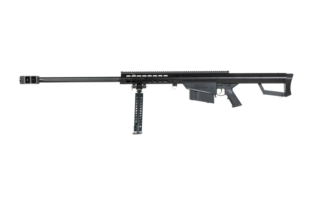Sneeuwwolf x BARRETT M82A1 ASG scherpschuttersgeweer met tweepoot