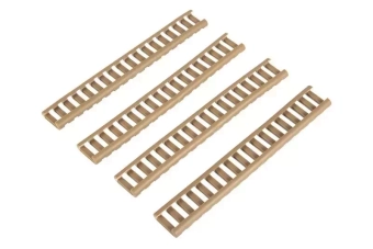 Juego de 4 fundas para raíles RIS - Tan