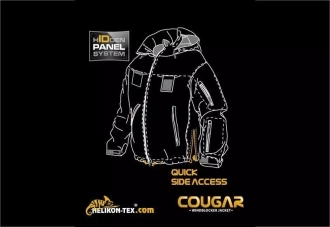Veste tactique Coupe-vent Cougar - vert feuillage