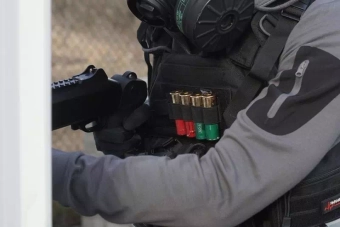 Pochette à autocollants pour fusils de chasse - noir