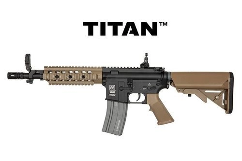 Airsoftová zbraň puškaka SA-B04 ONE™ TITAN™ V2 Custom - Polopopálená barva