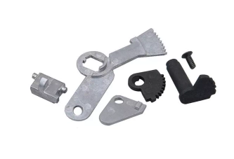 Firing mode selection lever with safety lever for the AK type replicas