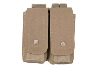 Pochette double pour chargeurs type AK - tan