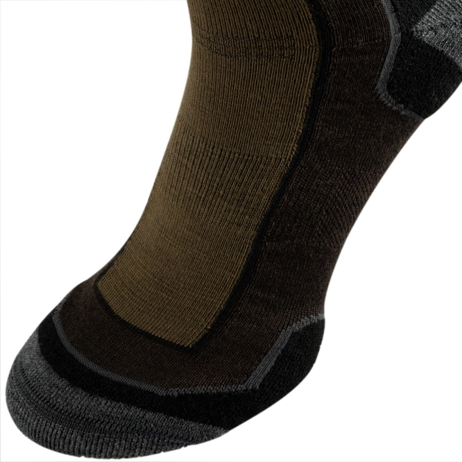 Merino Coolmax sokken Alpinus Sveg 43-46 Bruin/Zwart