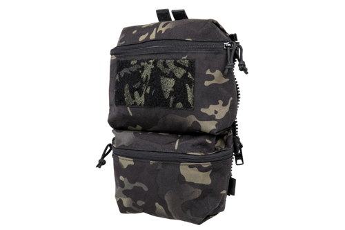 Panneau arrière avec système MOLLE pour gilet tactique V5 PC Wosport MC Noir