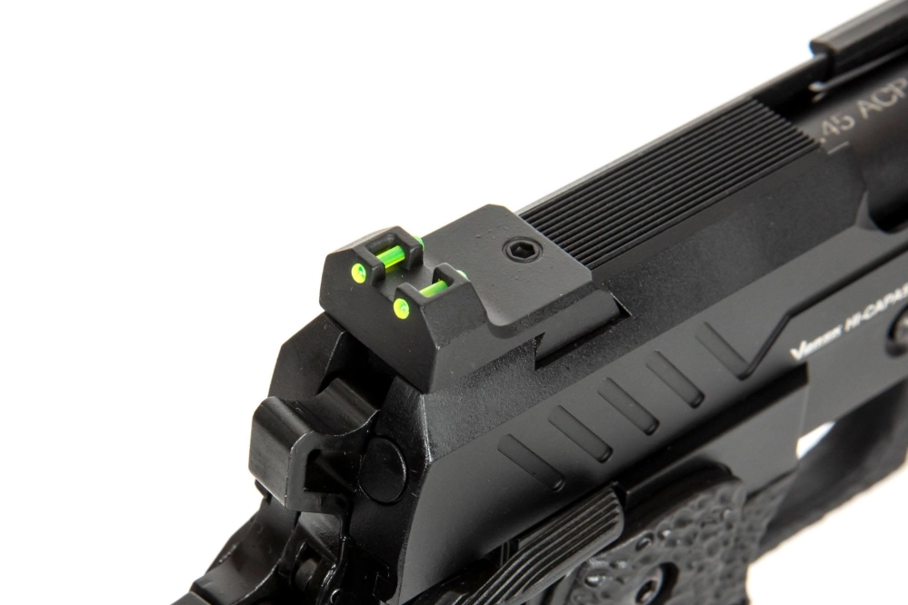 Hi-Capa 5.1 Split Side Pistol Replica - Black (with BDS Sight)