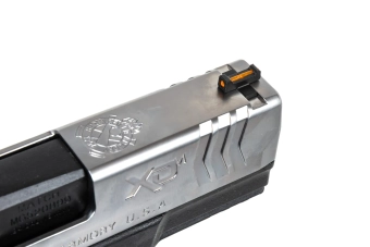 Pistolet ASG Cybergun x Springfield XDM 3.8" Compact Czarno-srebrny