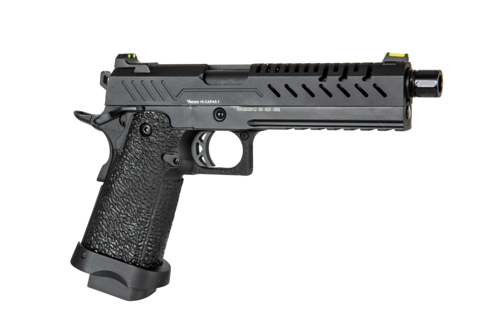 Pistola de airsoft Vorsk hi-capa 5.1 - negro