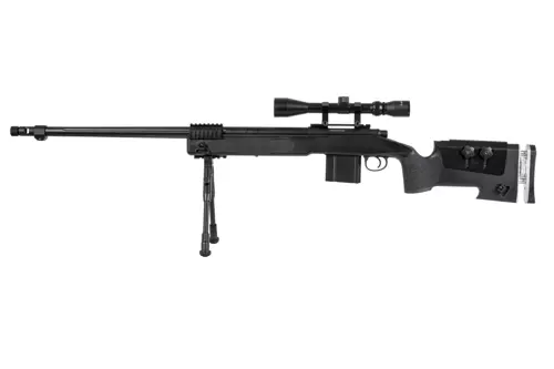 Fusil airsoft fusil de sniper MB4417D - avec lunette et bipode