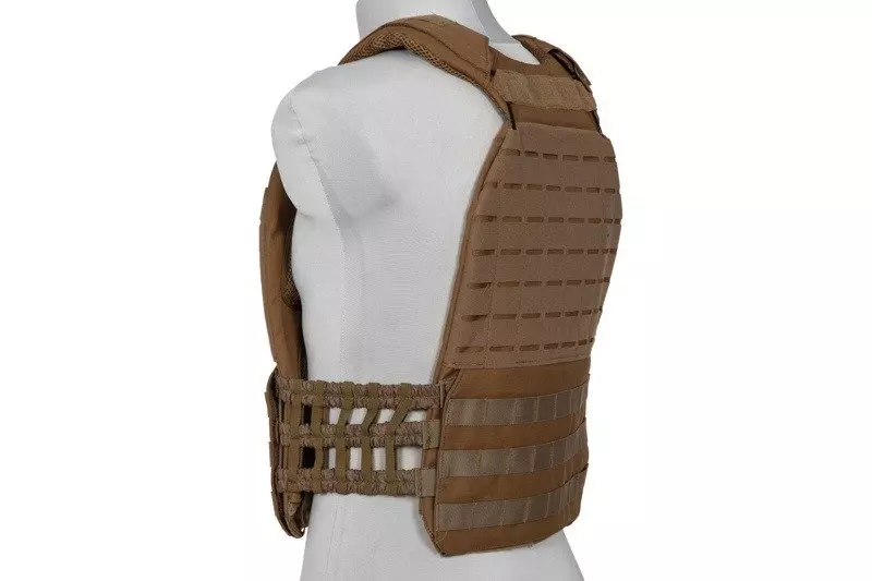 Gilet type plate carrier mOLLE /laser-cut - tan
