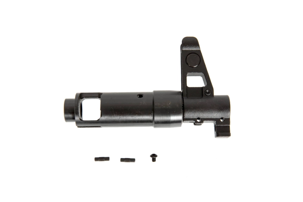 Steel front sight block & muzzle brake for LCK74 replicas