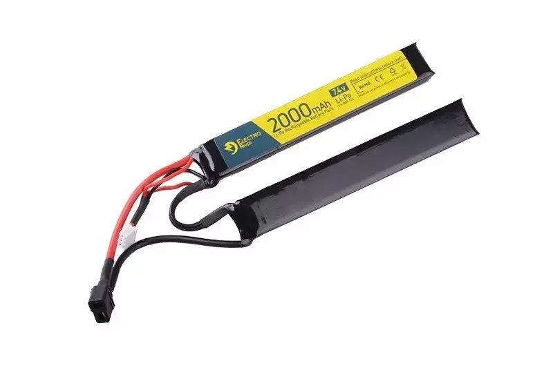 Akumulator LiPo 7,4V 2000mAh 15/30C T-connect (DEANS) - 2 modułowy