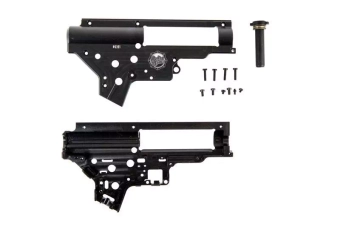 Coque de gearbox renforcé QSC CNC pour répliques SR25 (8mm) 