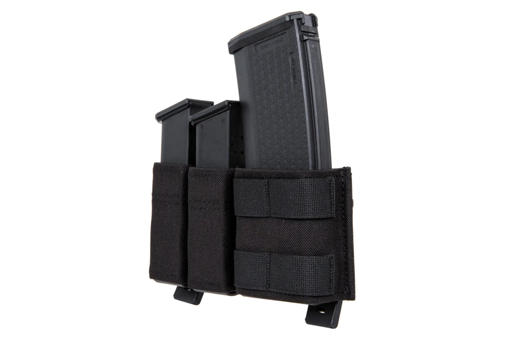 Pochette double pour chargeur Wosport Combo Noir