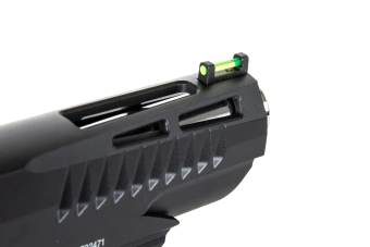 Pistolet airsoft Modify Trinity Hi-Capa 5.1 (Glissière nylon) Green Gas Noir