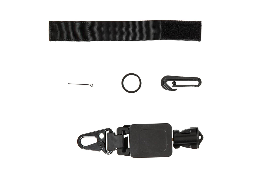 Cordón táctico multifuncional - negro