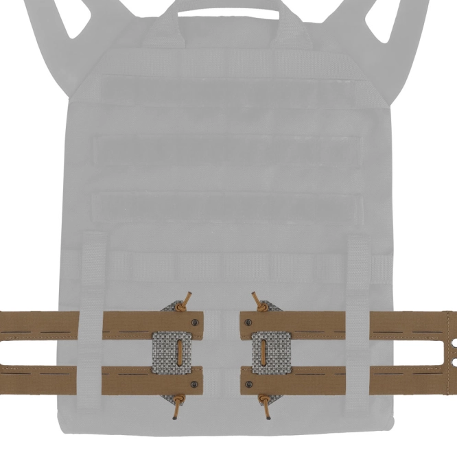 Parachute universel Wosport Lightweight Gridle QD Coyote Brown