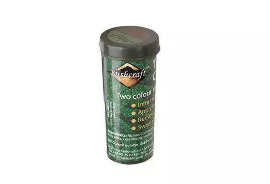 Bushcraft camouflage paint 30g - green/brown