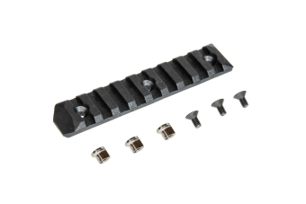 Szyna ERS™ KeyMod 9 slotów - czarna