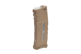 Chargeur hi-cap 350 pastilles pour répliques M4/M16 - tan