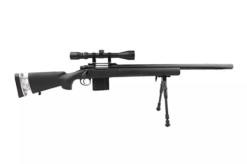MB4404D sniper rifle replica - with scope and bipod