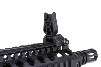 Specna Arms Daniel Defense® MK18 SA-P26 Prime™ Aster II ETU airsoft Carabina con motor brushless de un solo disparo Negro