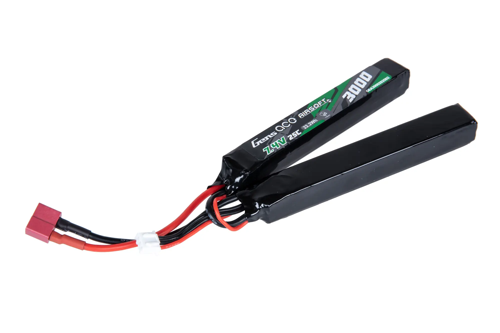 Batterie Li-Po Gens Ace 25C 3000mAh 2S2P 7.4V Deans 2 modules