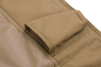 Housse pour arme avec tapis de tir 128cm - tan