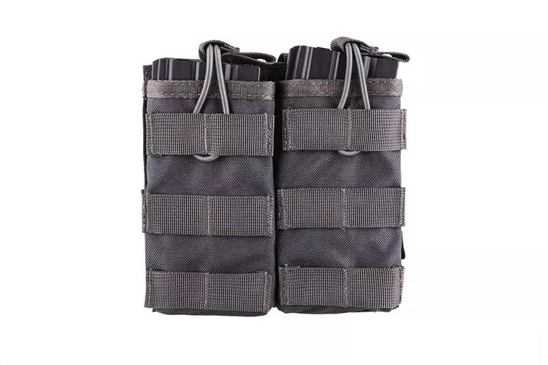 Double Open I Pouch for AK/M4/G36 Magazines - Primal Grey