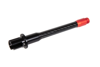 Lufa zewnętrzna do M4/M16 Mancraft Hybrid CNC -Carbon 7" Czerwony