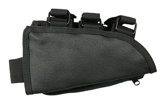 Shotgun Stock Shell Pouch - Black
