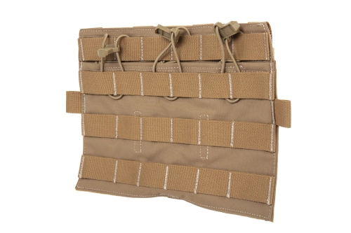 Ape Force Gear paneellader voor 3 M4/M16 platte magazijnen Coyote Bruin