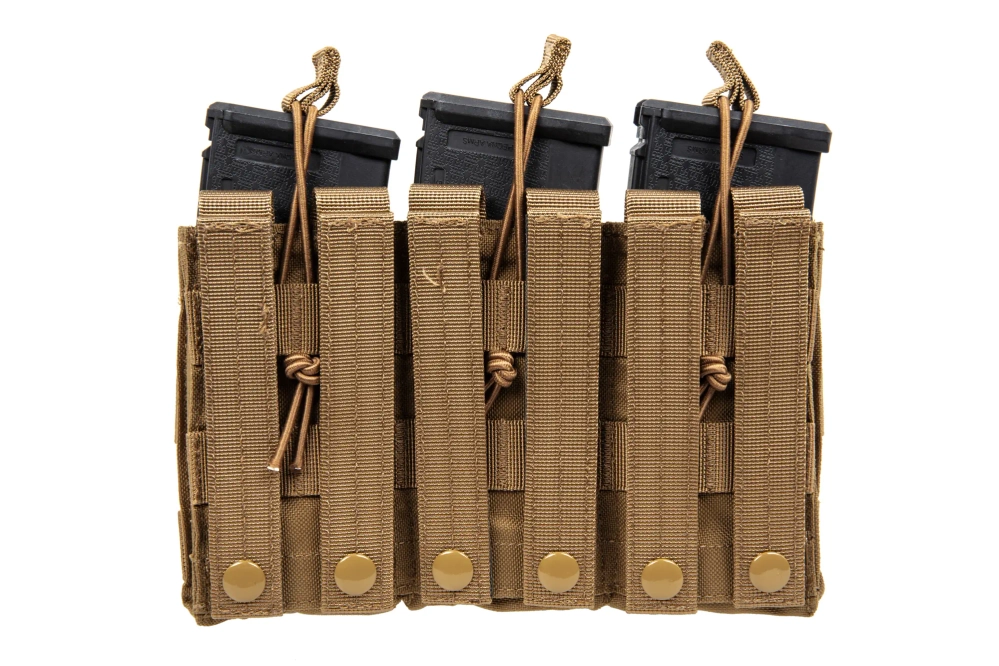 Triple open type loader for M4/M16 magazines Specna Arms Tan