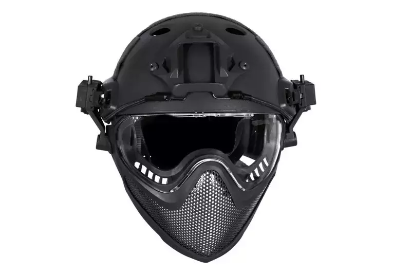 FAST PJ Piloteer II répliques de casque - Noir
