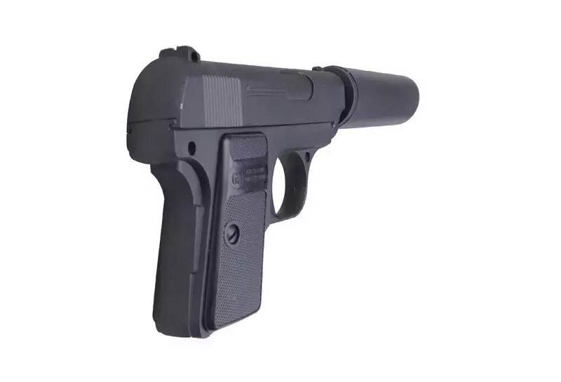 Pistola de airsoft G1A con silenciador