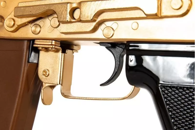 Airsoftová zbraň puškaka ELS-74UN "Golden Brother" Vintage Custom