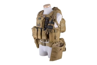 Chaleco táctico tipo Plate Carrier- Olive Drab